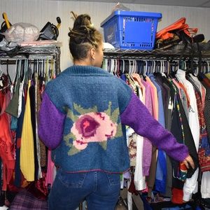 Vintage HandMade Openface Sweater
